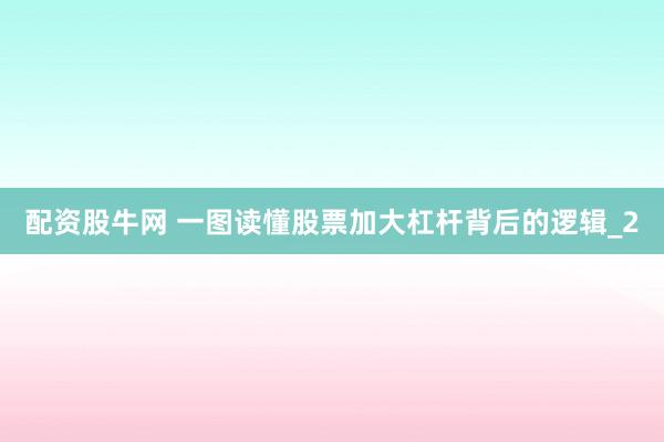配资股牛网 一图读懂股票加大杠杆背后的逻辑_2