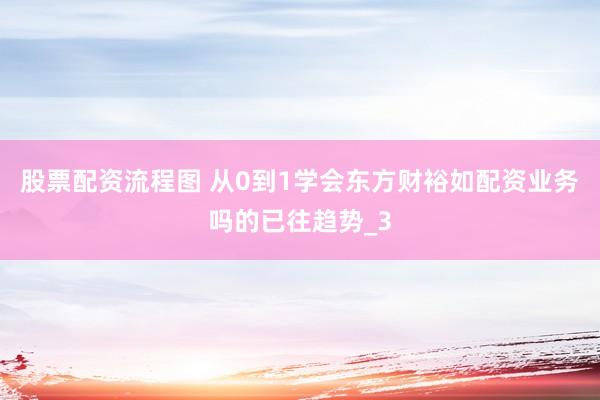 股票配资流程图 从0到1学会东方财裕如配资业务吗的已往趋势_3