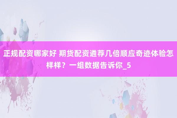 正规配资哪家好 期货配资遴荐几倍顺应奇迹体验怎样样？一组数据告诉你_5