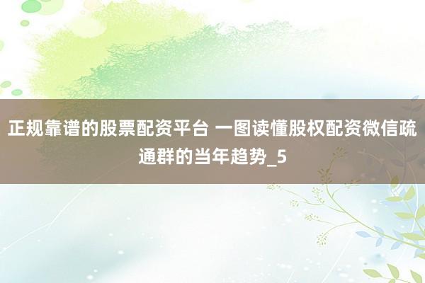 正规靠谱的股票配资平台 一图读懂股权配资微信疏通群的当年趋势_5