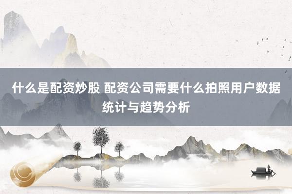 什么是配资炒股 配资公司需要什么拍照用户数据统计与趋势分析